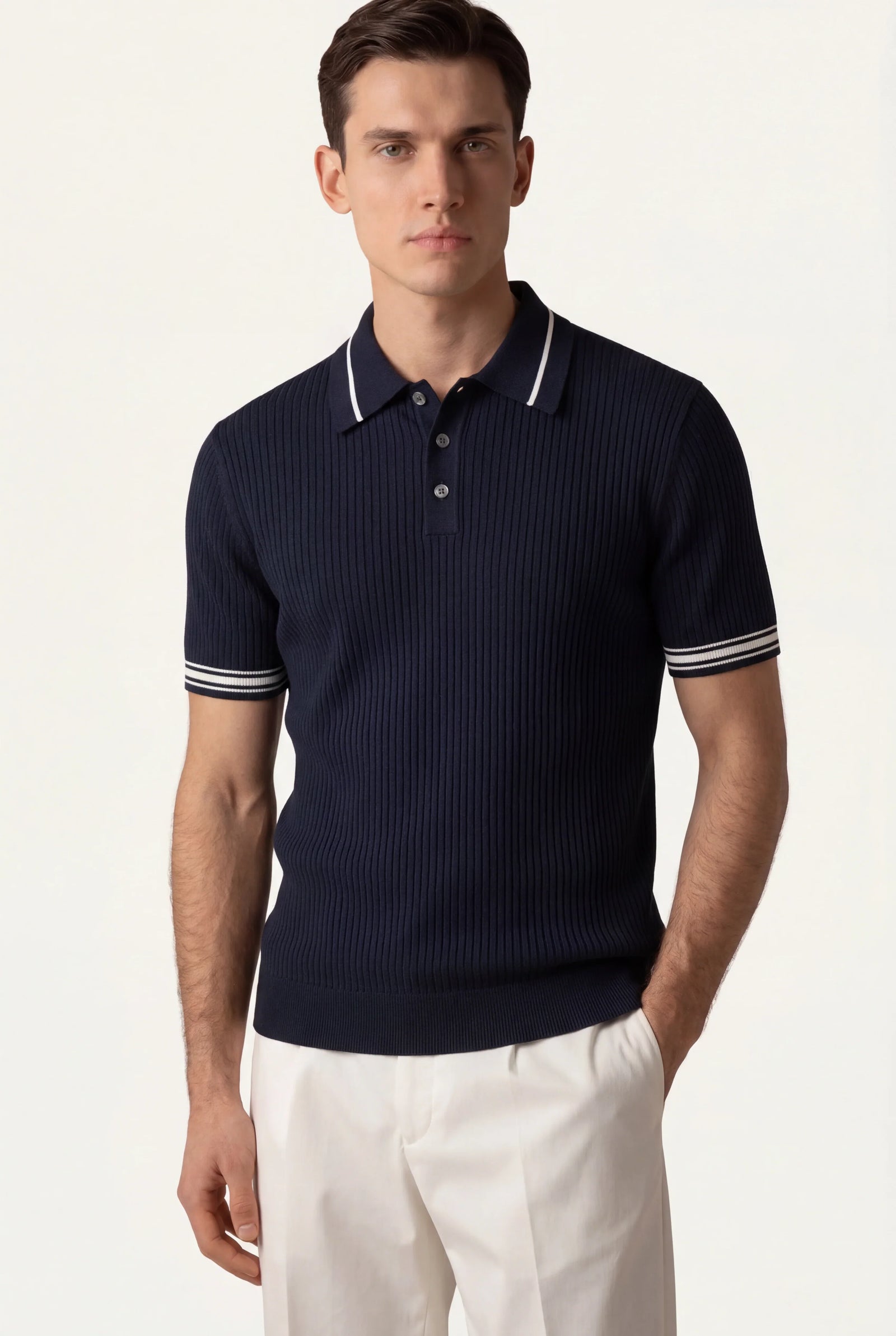 Navy Mercurial Polo