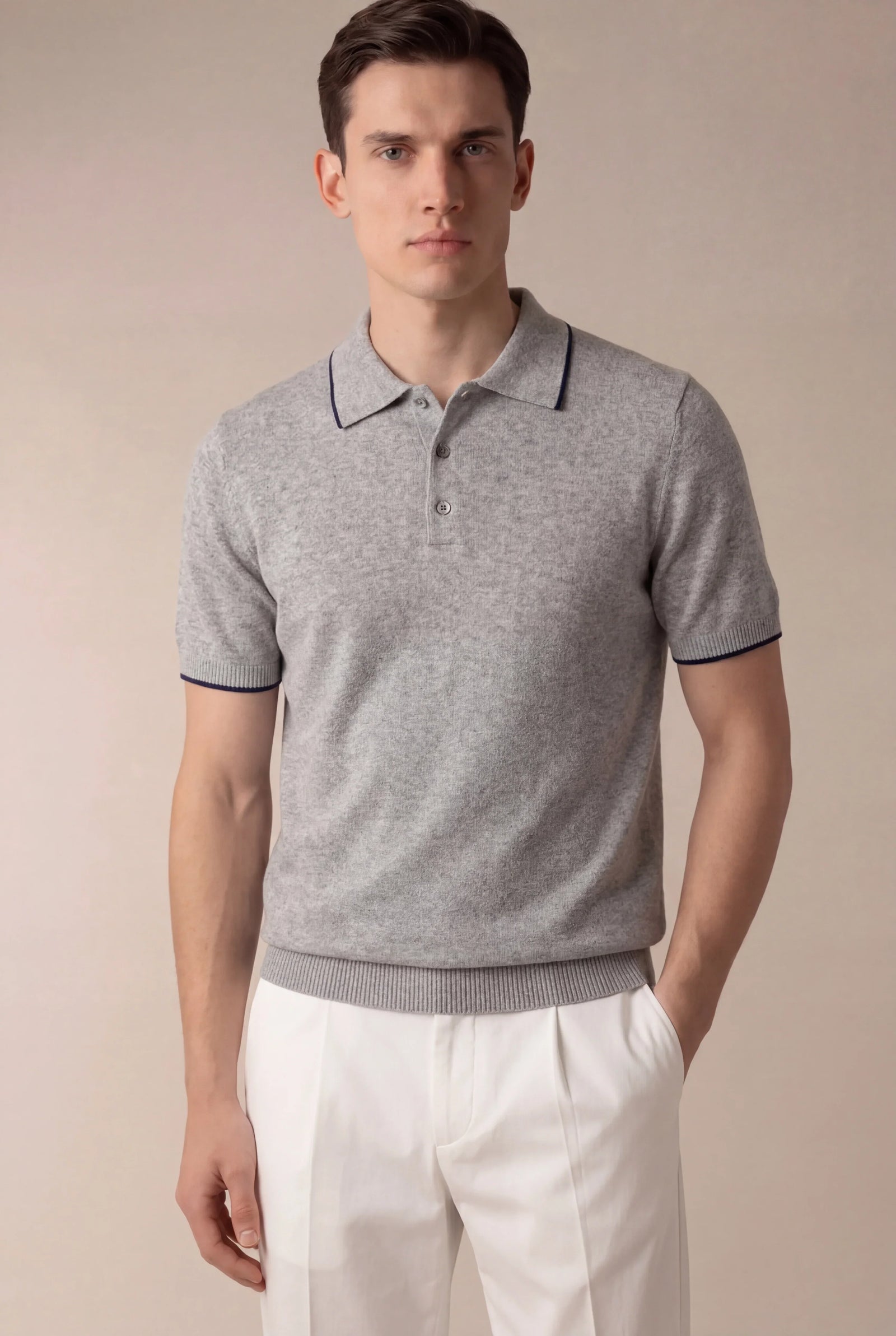 Grey Preditor Polo