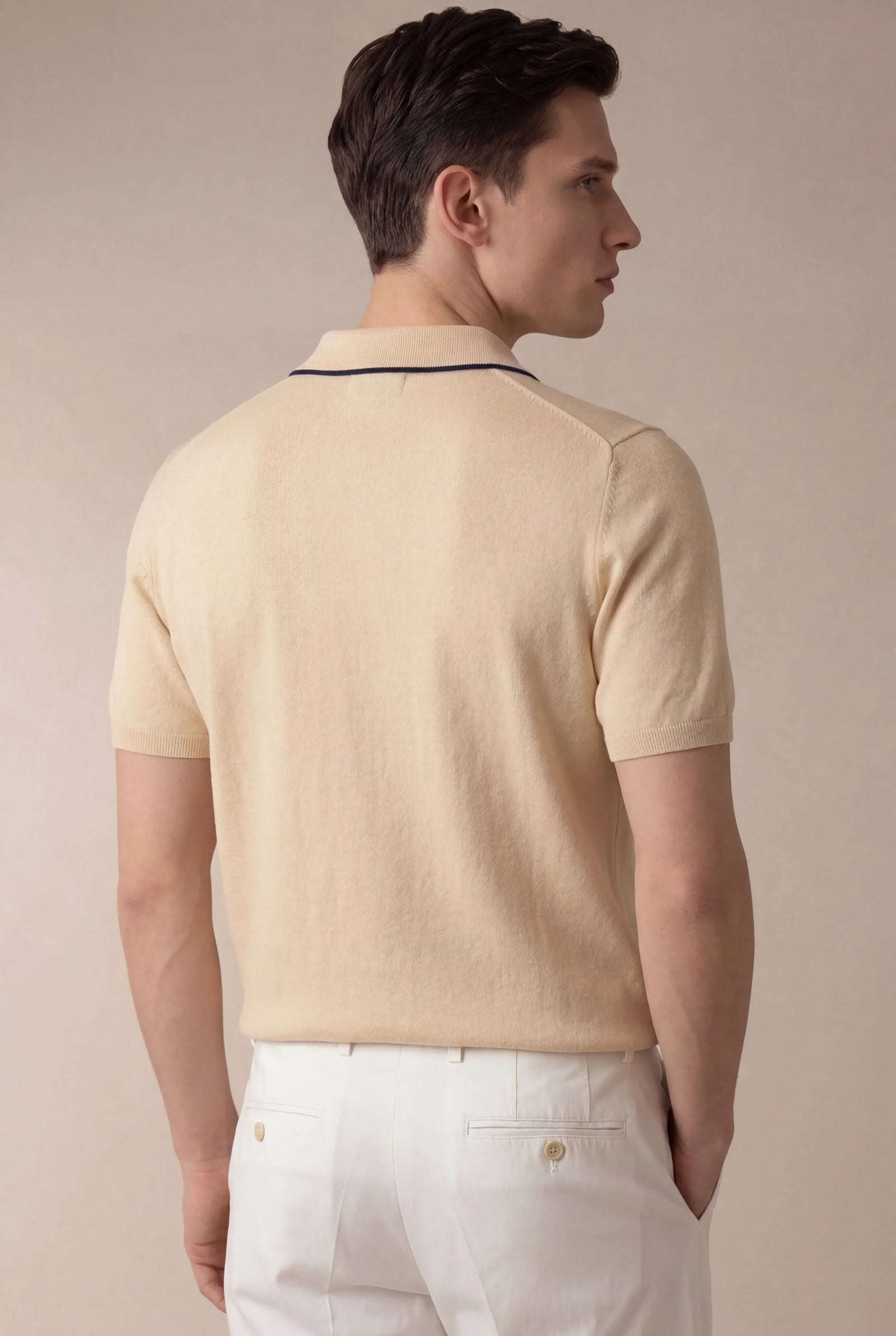 Beige Preditor Polo