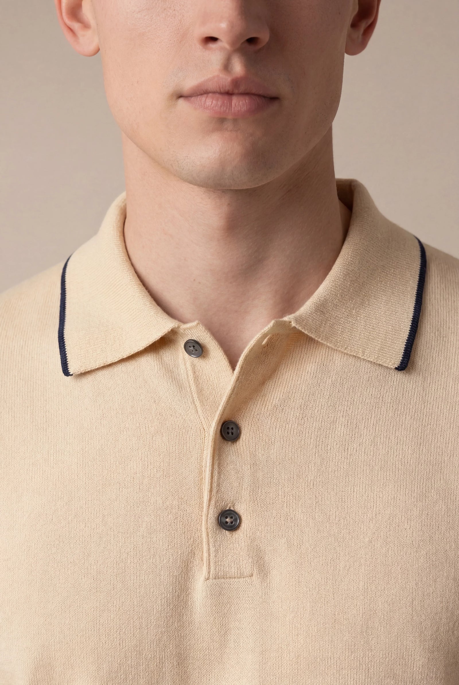 Beige Preditor Polo