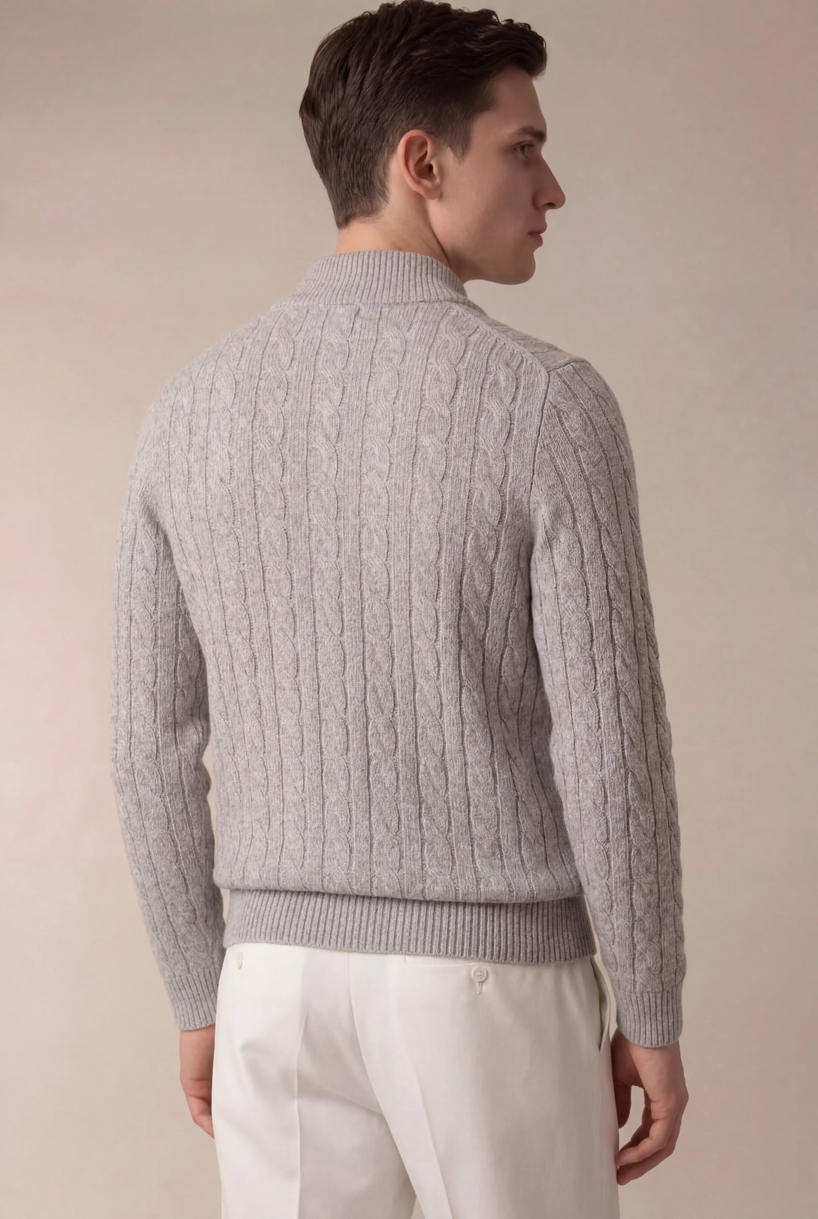 Sero Zip Knit Grey