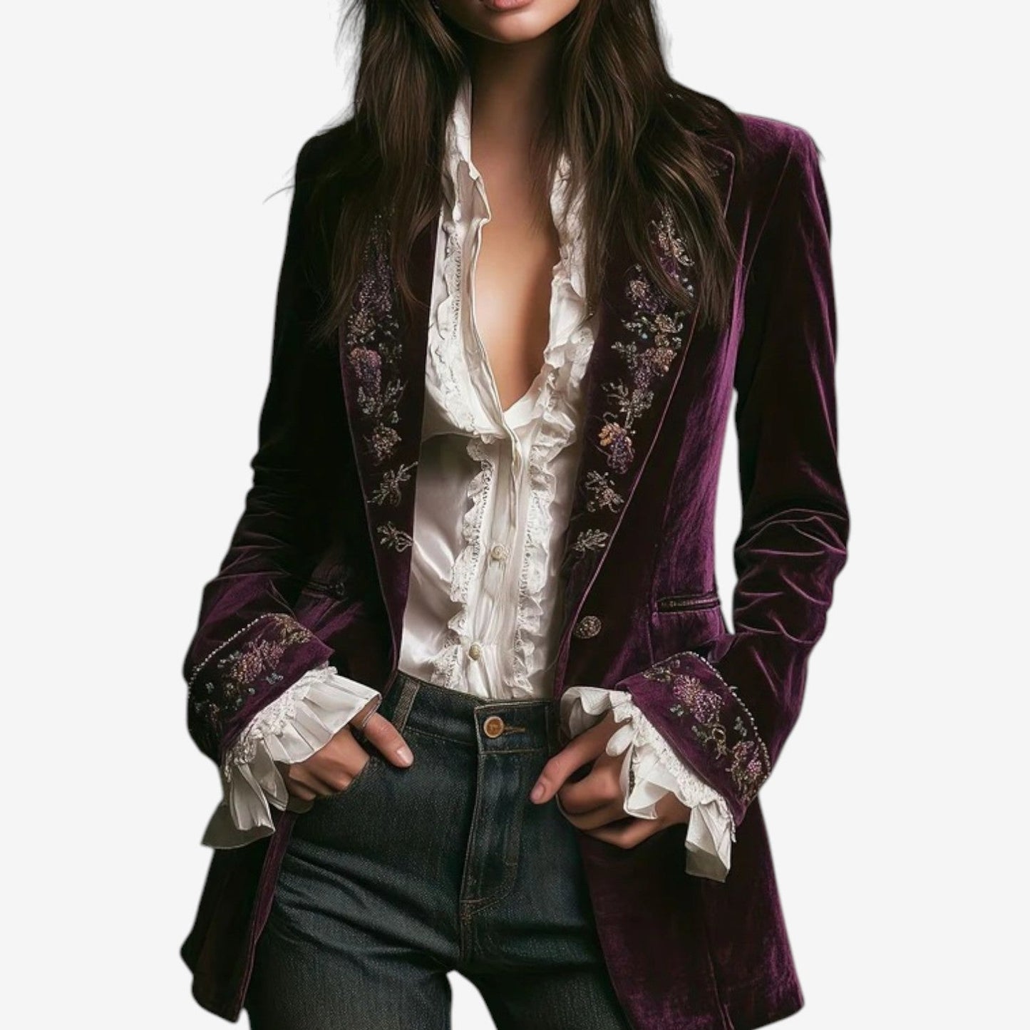 Ramousse™ Blazer bordado