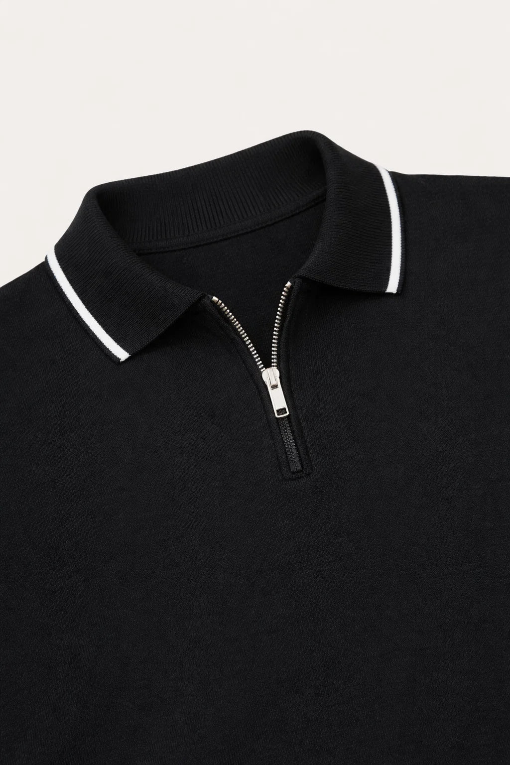 Extrafine Black City Polo