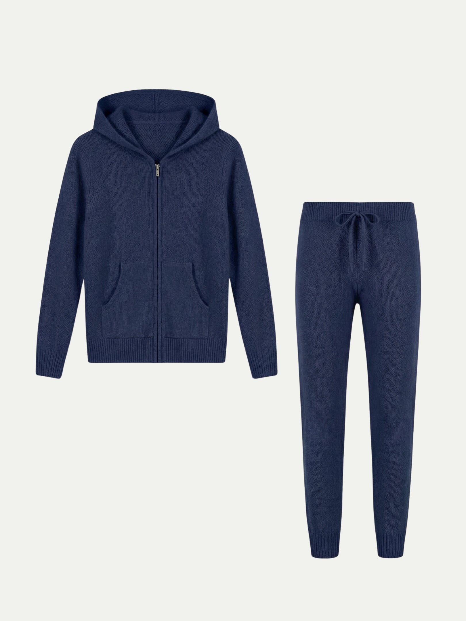 Conjunto de Firma Azul Marino con Capucha