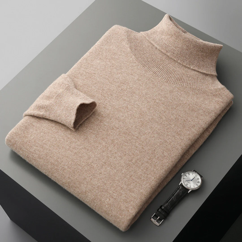 Cagliari|  Jersey de cuello alto de lana merino