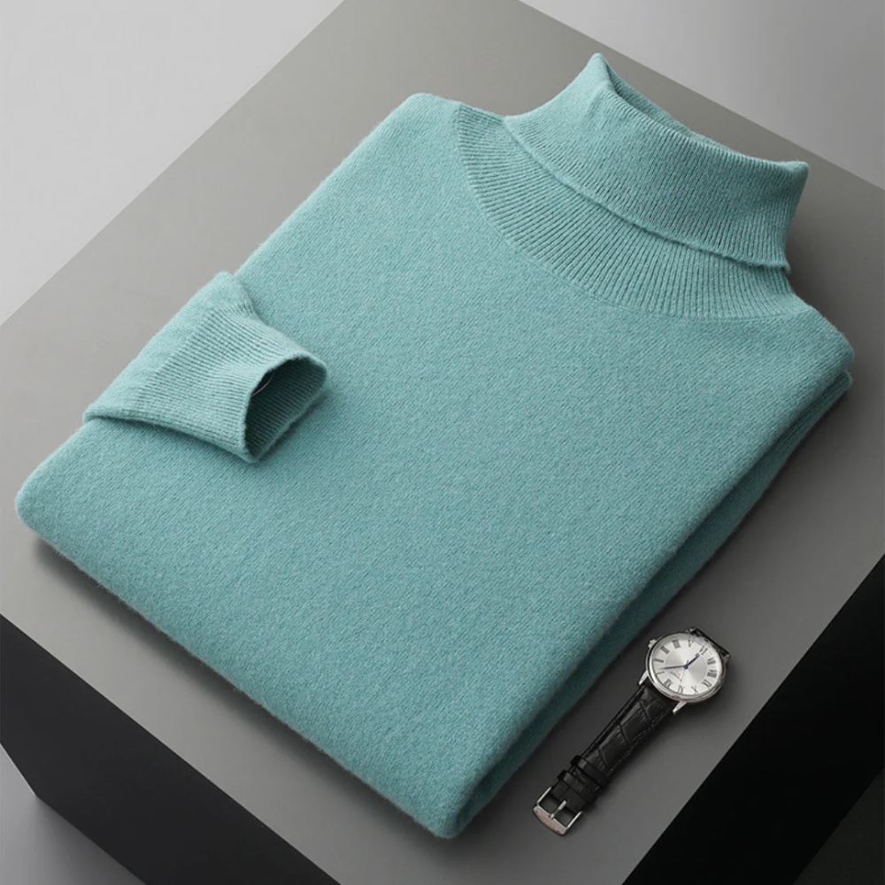 Cagliari|  Jersey de cuello alto de lana merino
