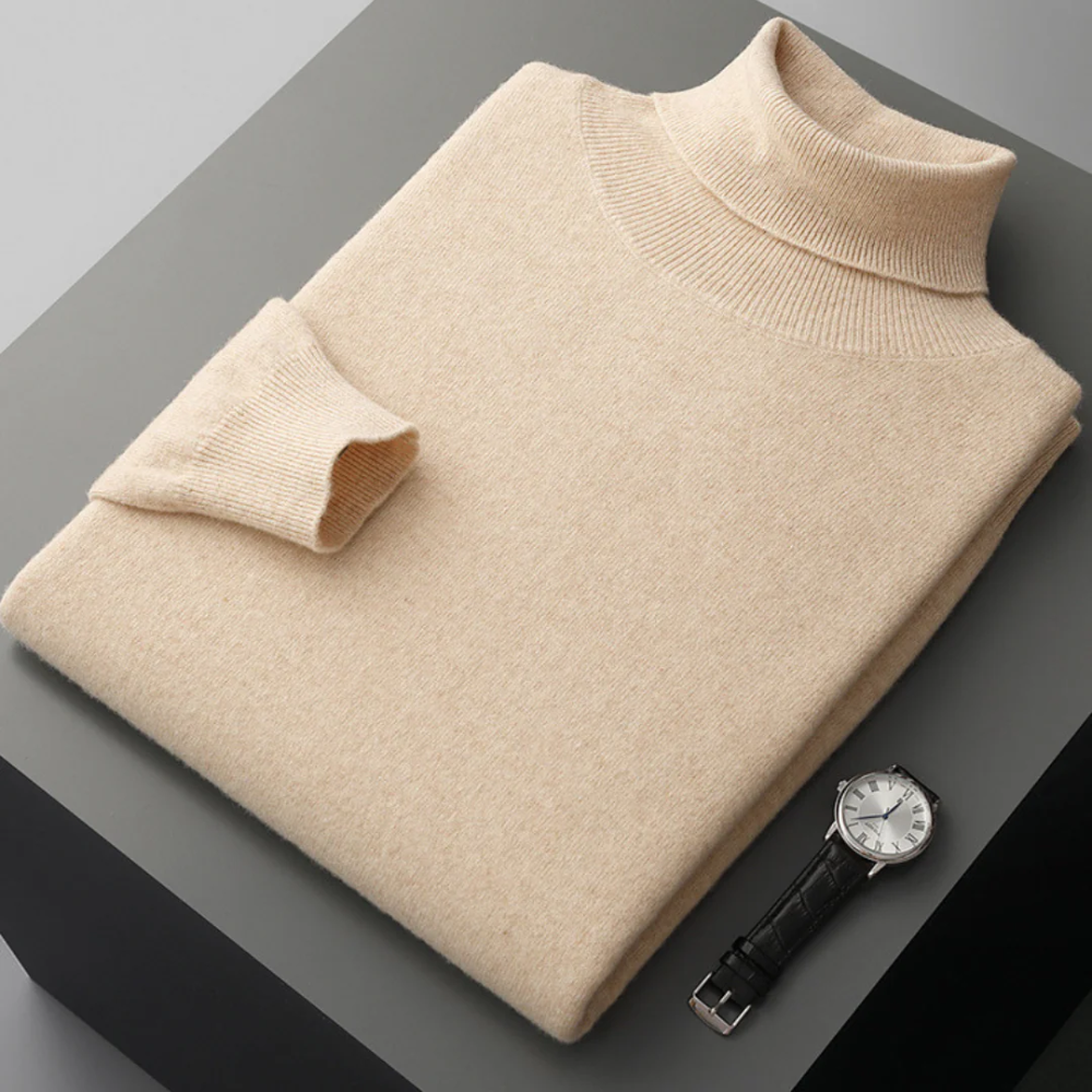 Cagliari|  Jersey de cuello alto de lana merino