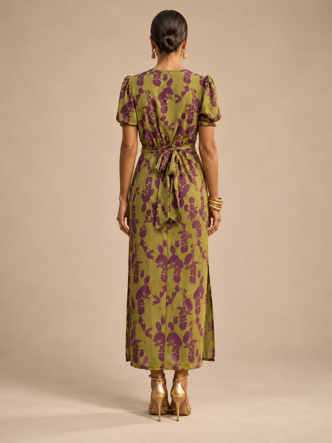 Vestido Maxi Floral con Caída Fluida