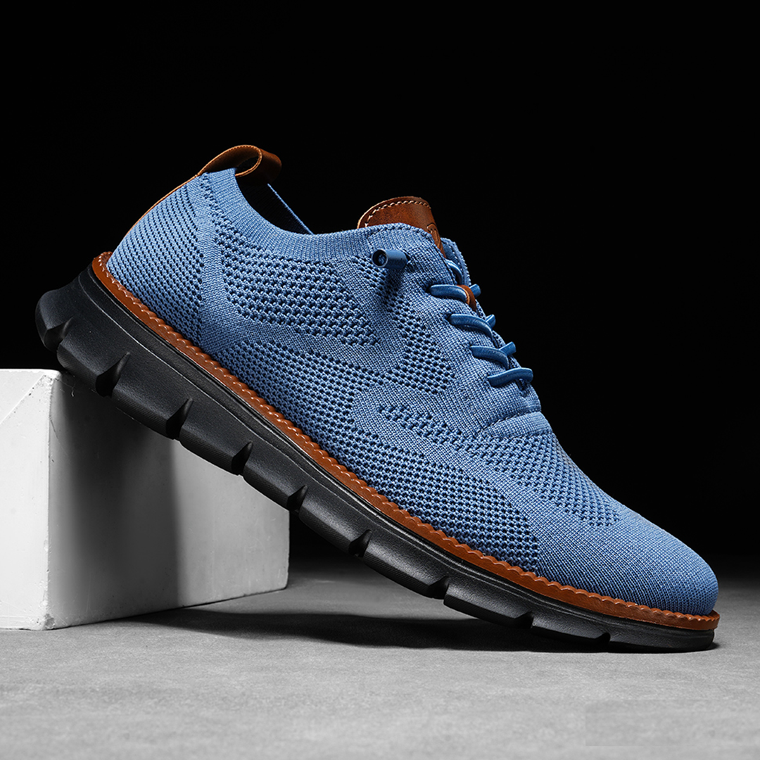 Zapatos Transpirables Ultracomfort: Azul-Negro