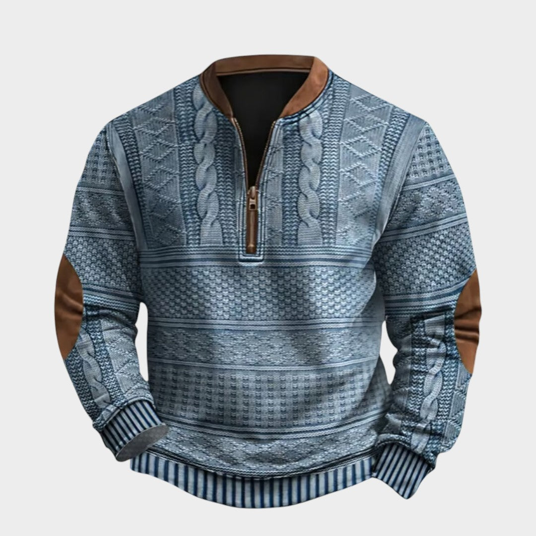 Charles™ | Sudadera con media cremallera