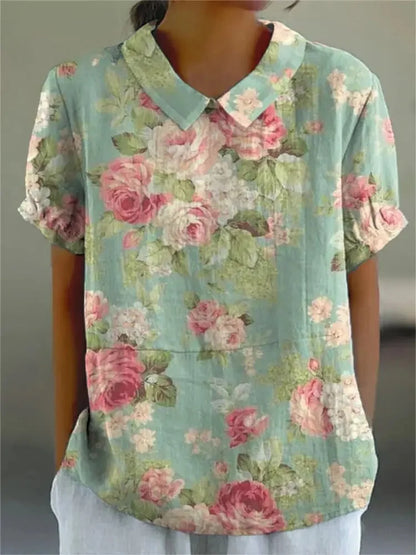 Isabella | Camisa floral retro