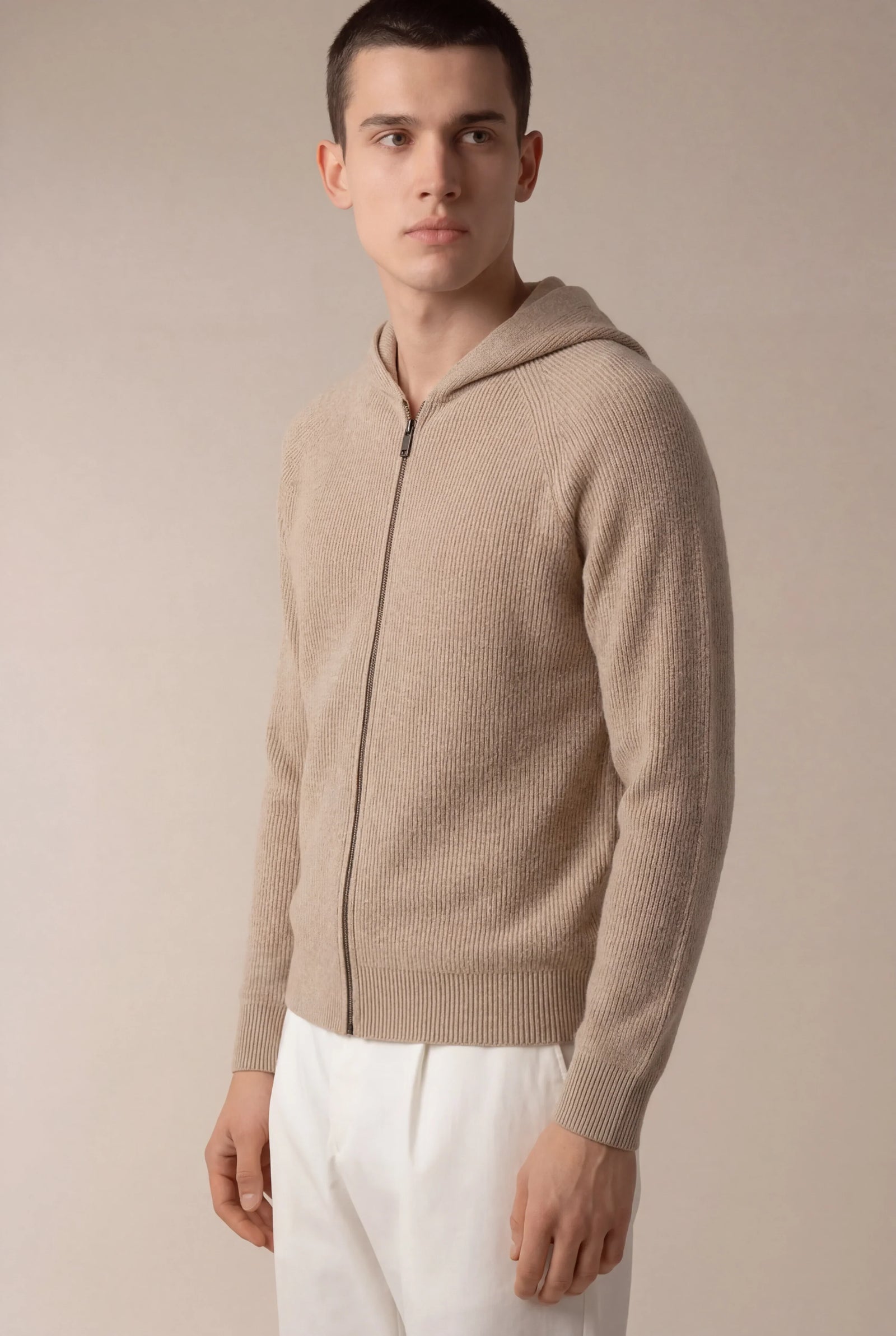 Siro Voyager Zip Up Taupe