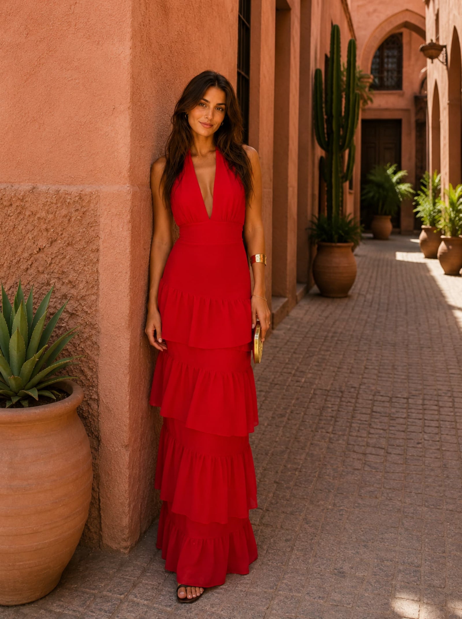 Vestido Manila en rojo