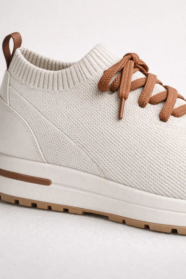 Light Ivory Active Knit Sneaker