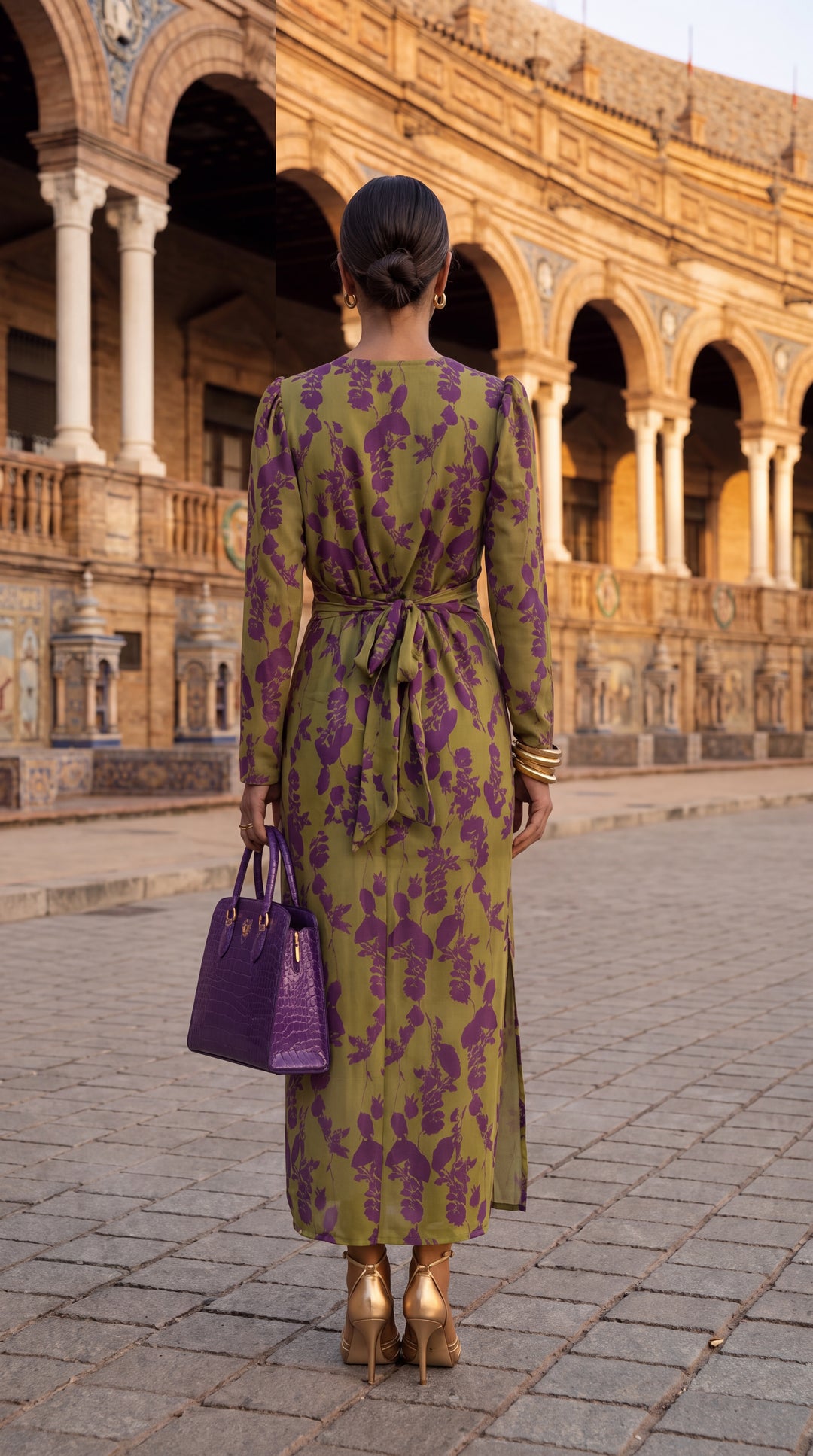 Vestido Maxi Floral con Caída Fluida