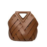 Bolso trenzado de diseño estructurado