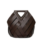 Bolso trenzado de diseño estructurado
