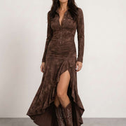 Vestido cowboy con volantes