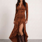 Vestido cowboy con volantes