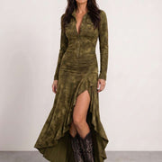Vestido cowboy con volantes