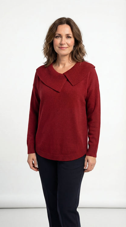 Lucia | Jersey cálido con cuello flexible