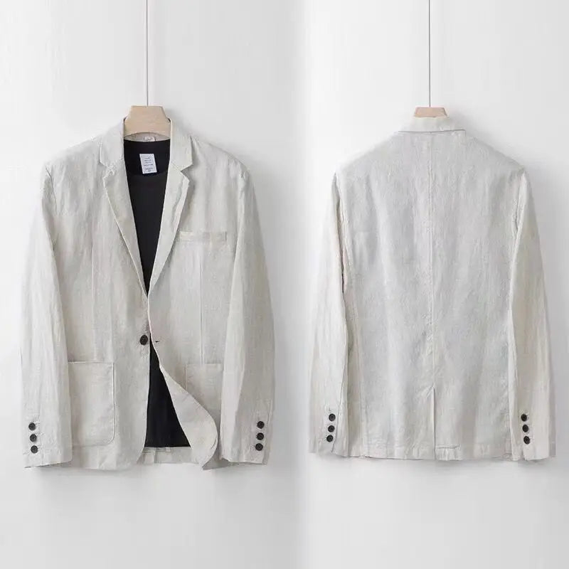 LUCAS | TRAJE DE LINO PREMIUM DE CORTE CLASICO