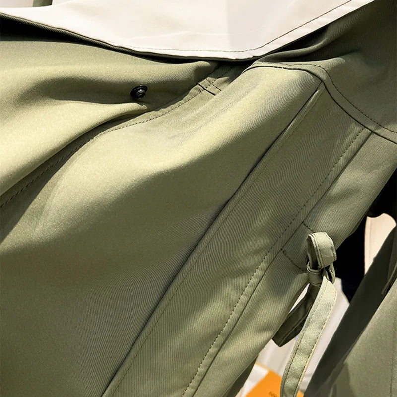 Anna | Chaqueta de Entretiempo con Cuello Doblado Estilo "Drapeado"