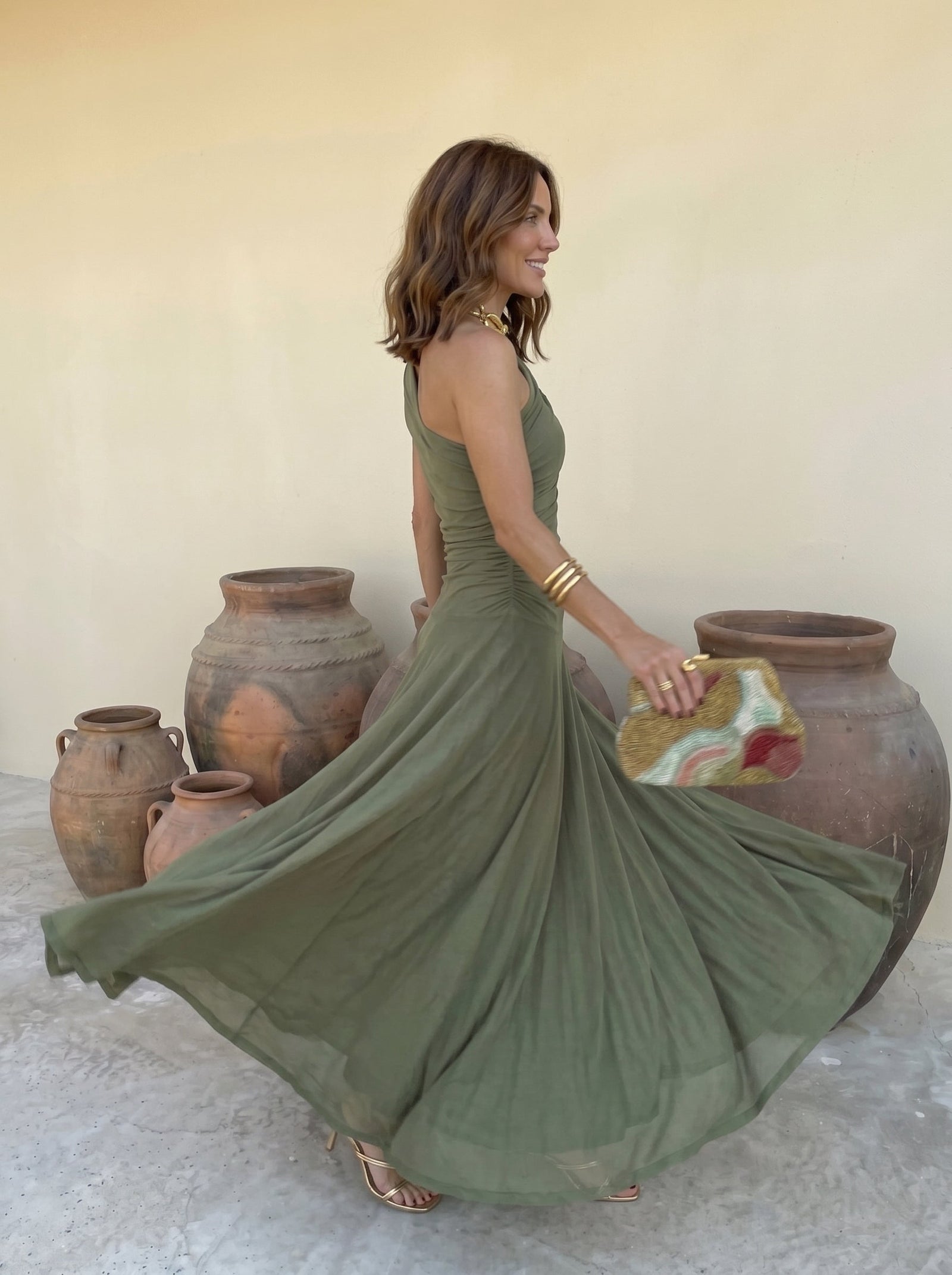 Vestido Largo Toledo Verde