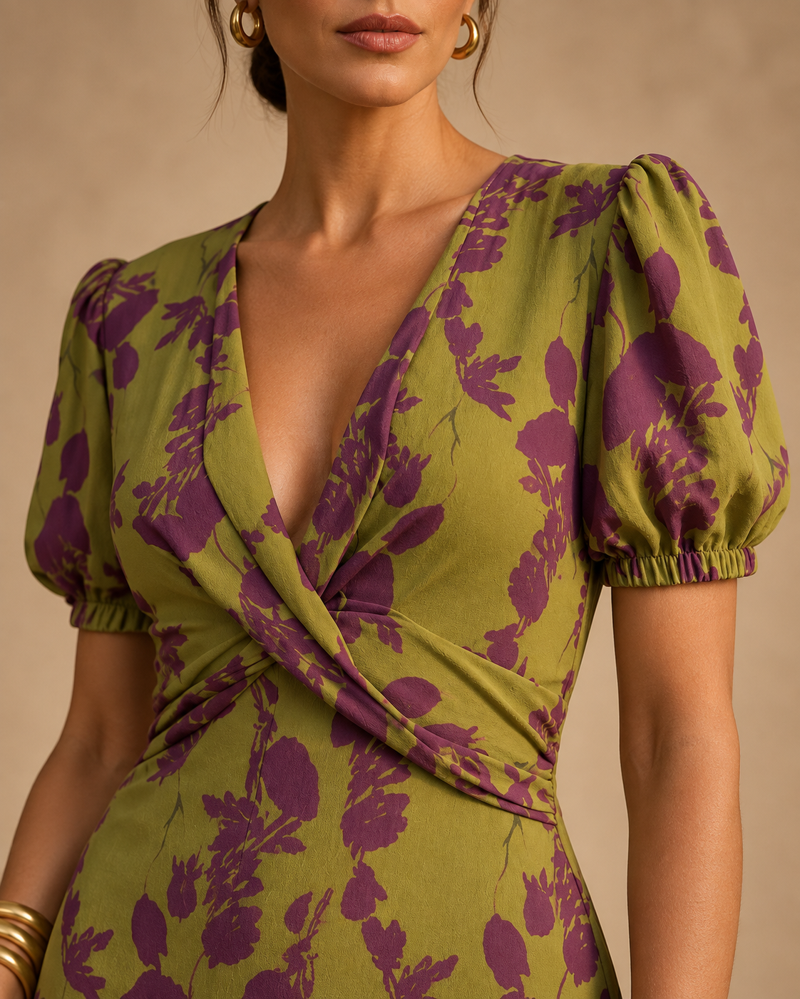 Vestido Maxi Floral con Caída Fluida