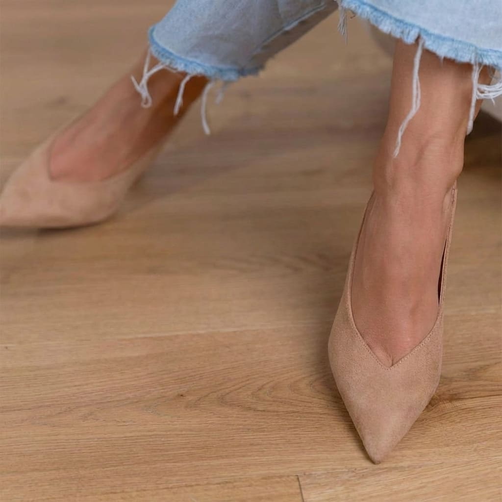 Tacones en Color Piel