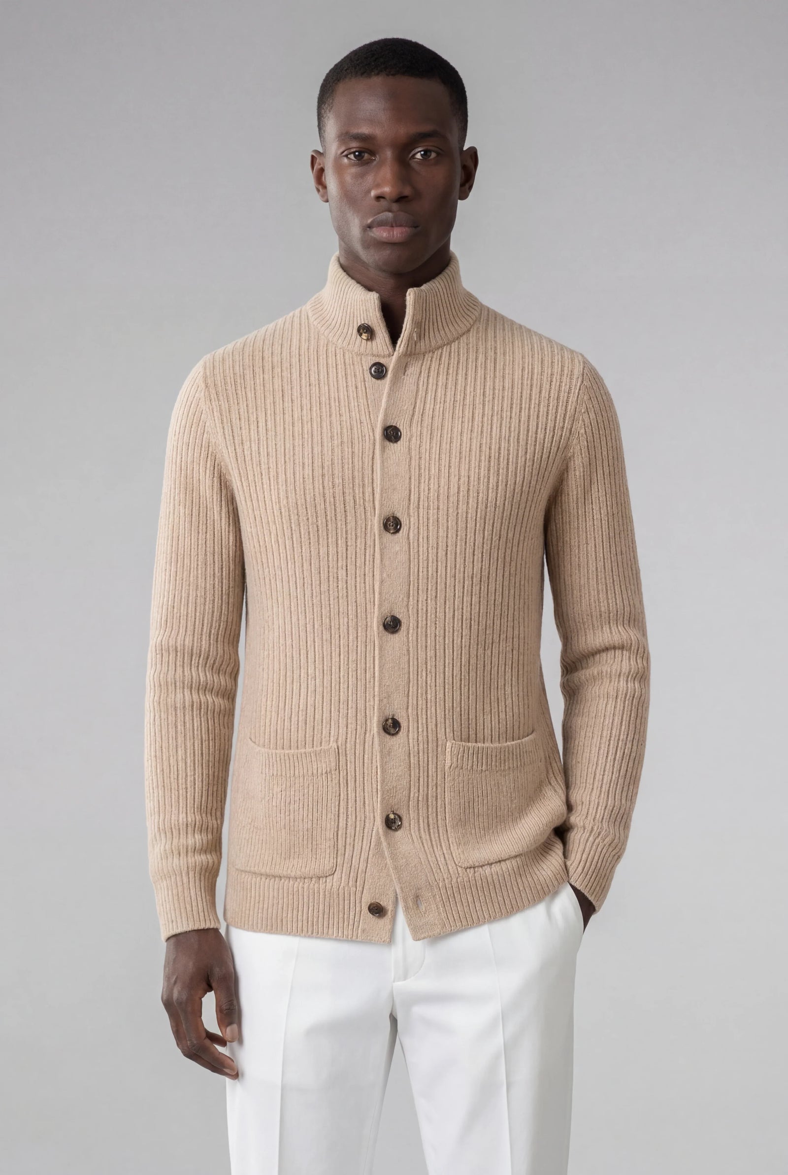 Nombre Beige Knit Vest