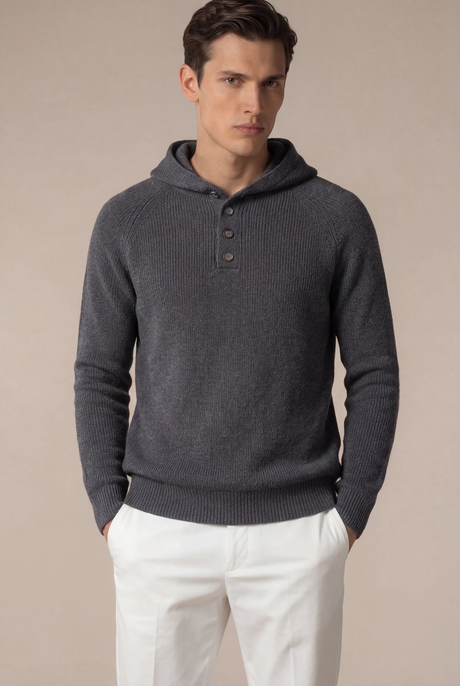 Nobi Knit Sweater Grey