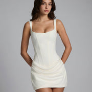 Vestido mini drapeado