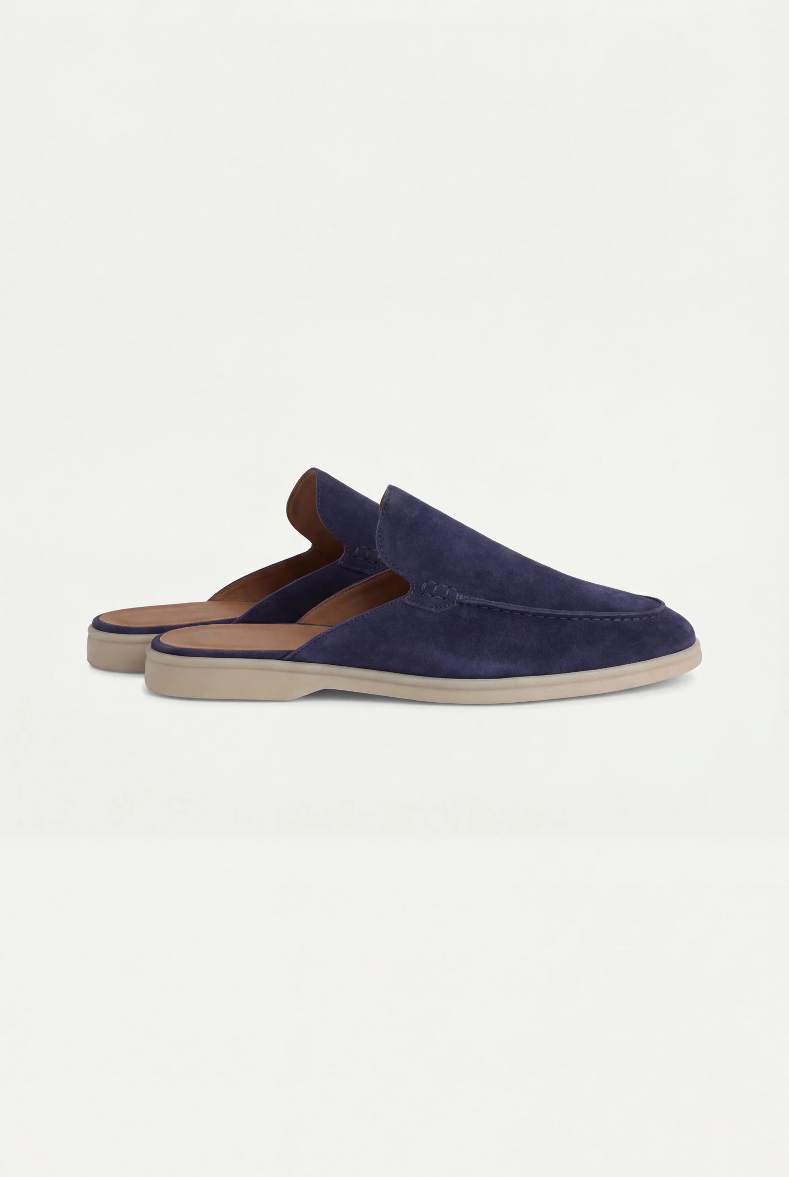Mocasín Náutico de Ante Azul Marino