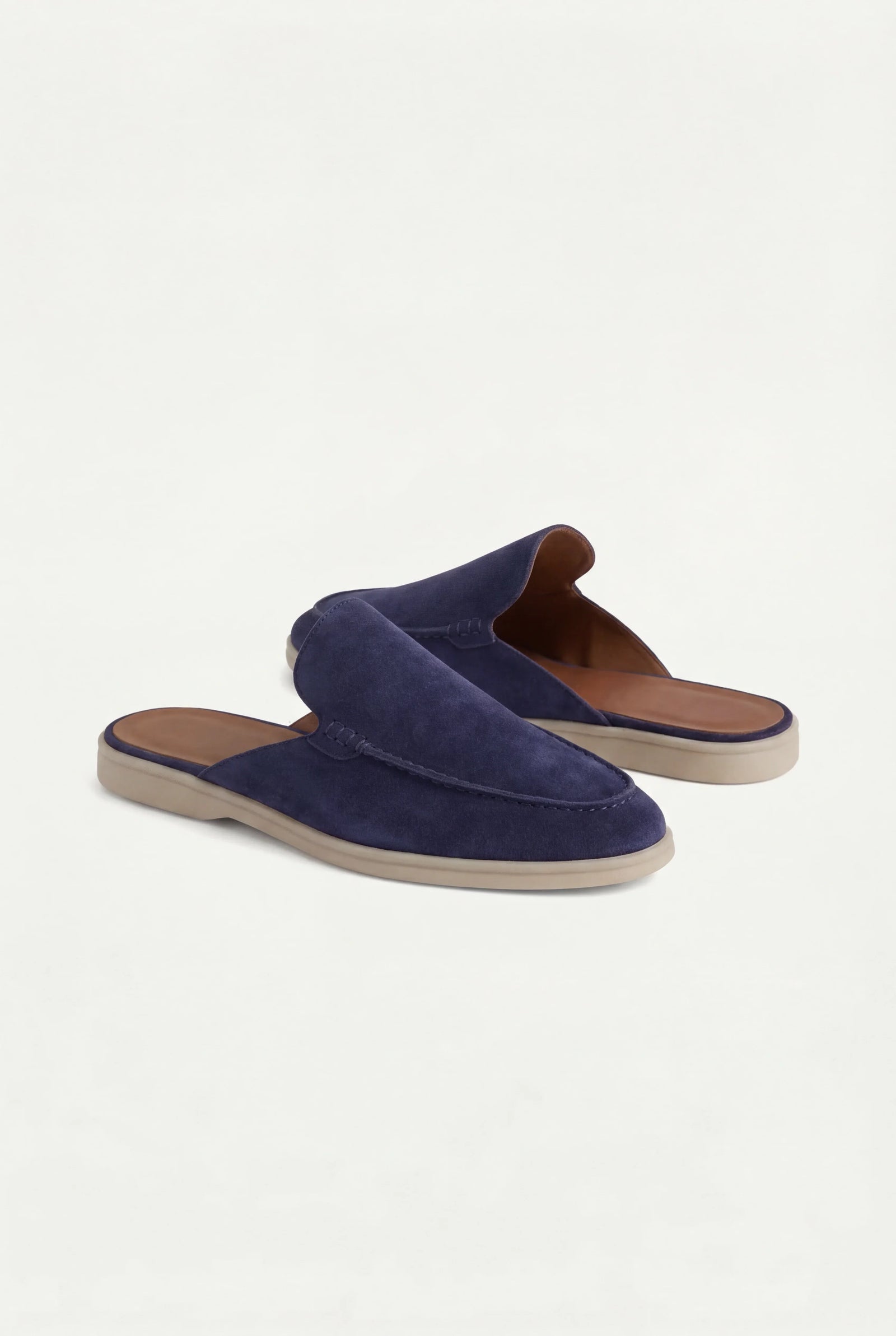 Mocasín Náutico de Ante Azul Marino