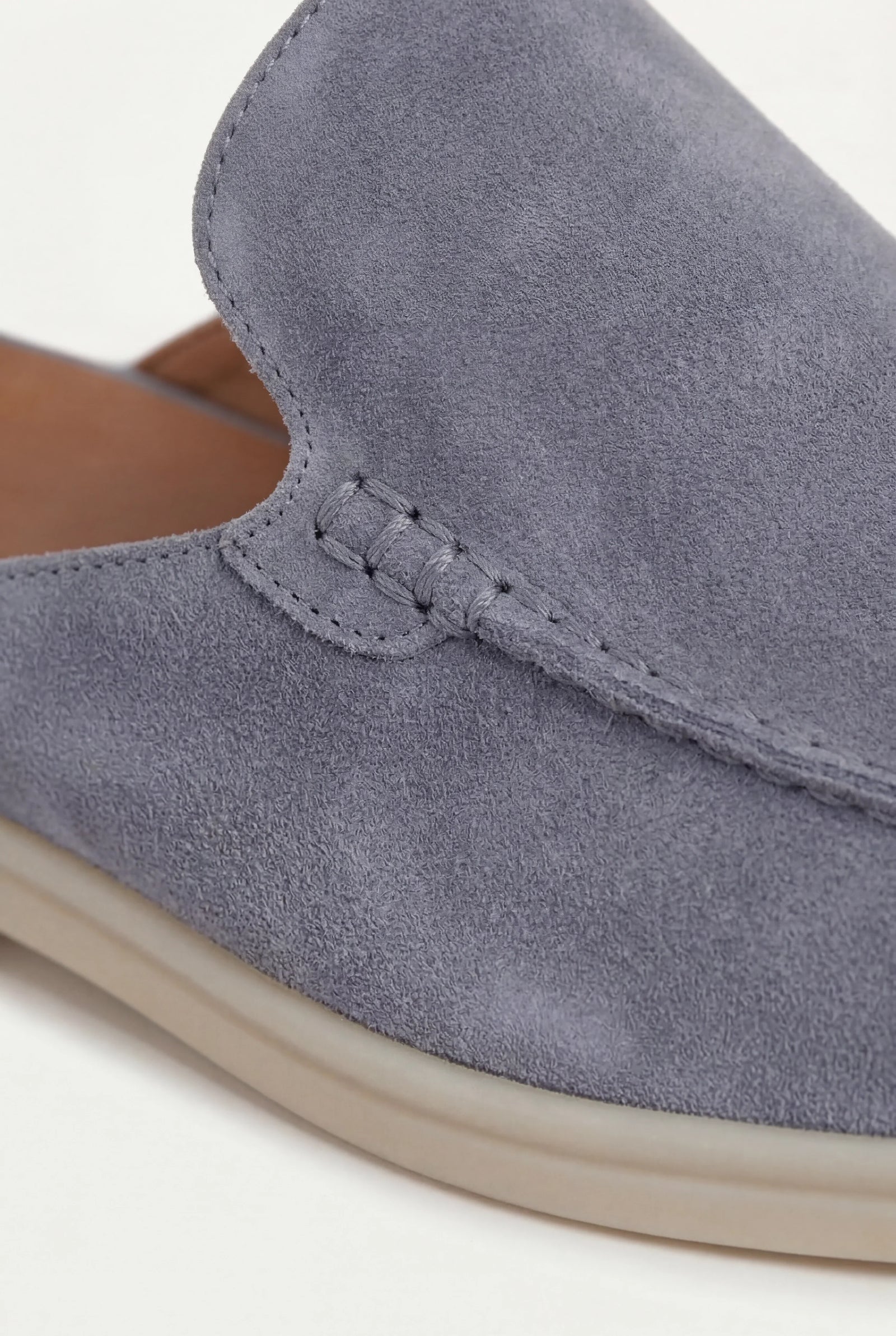 Mocasín de Ante Azul