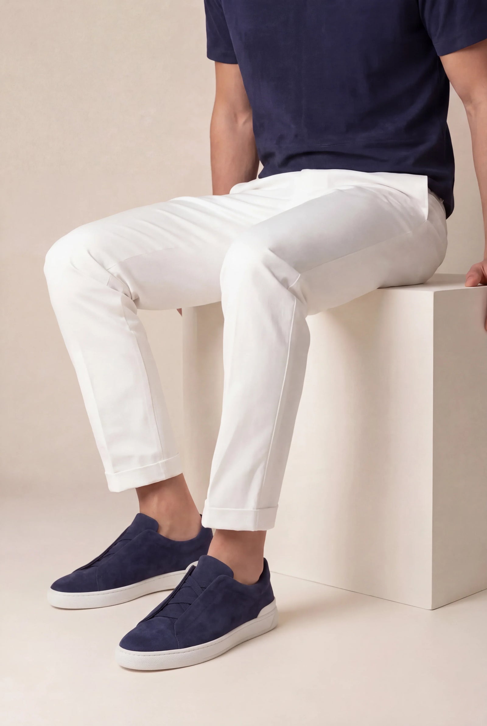 Navy Drift Sneaker