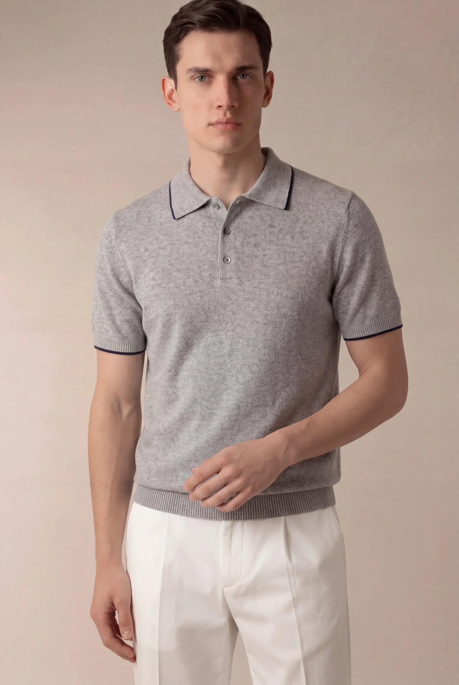 Grey Preditor Polo