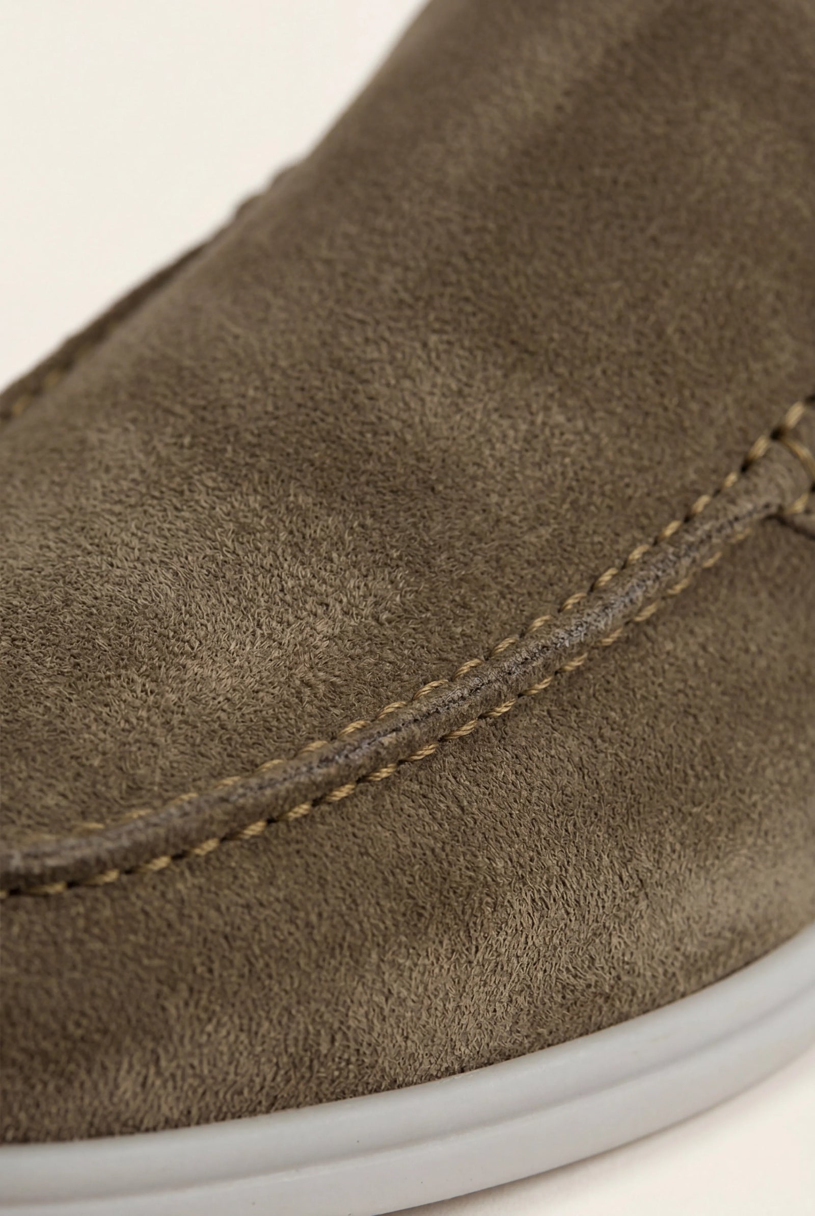 Mocasín de Ante Verde Oliva