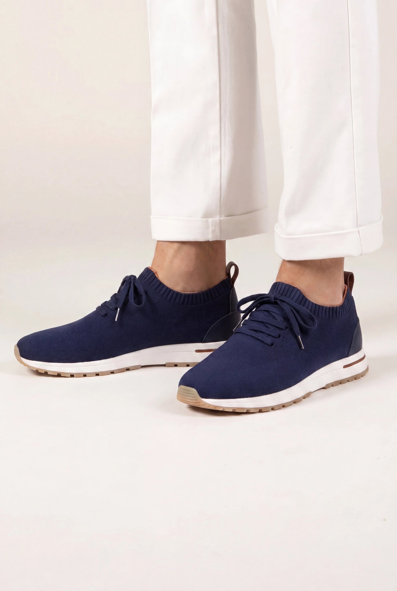 Light Navy Active Knit Sneaker