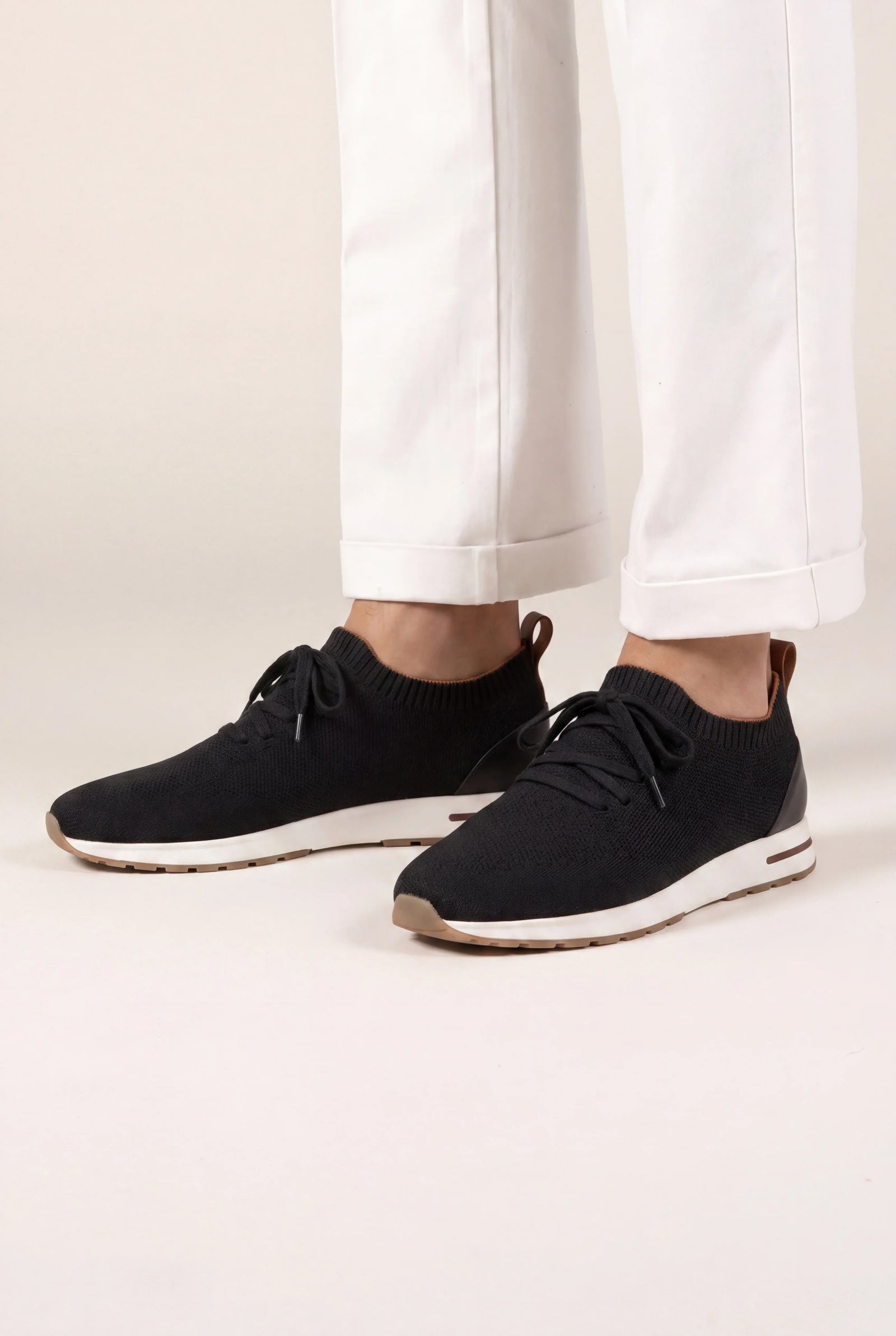 Light Black Active Knit Sneaker