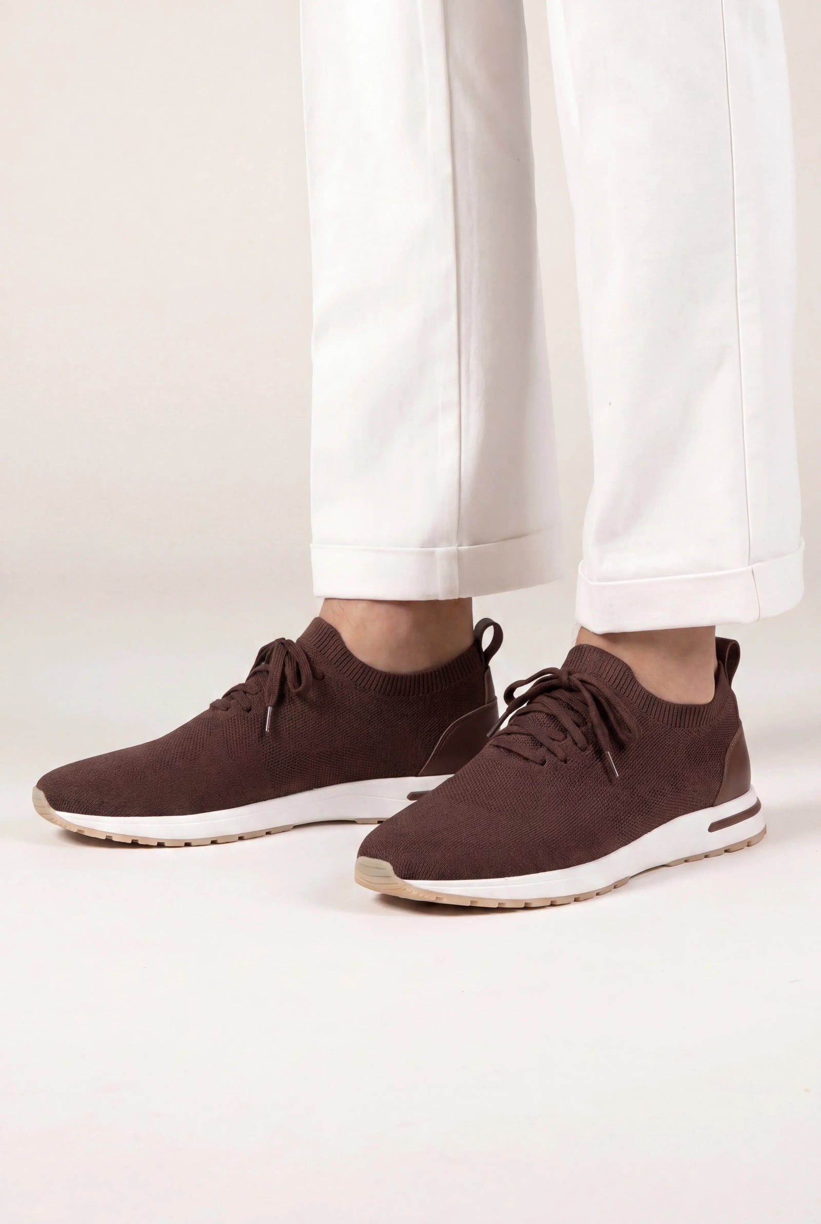 Light Mocha Active Knit Sneaker