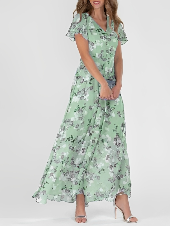 Lucía – Vestido de caída fluida y efecto favorecedor