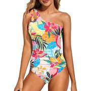 Bañador asimétrico estampado