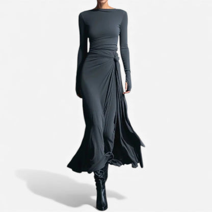 Gloria™ Vestido drapeado elegante