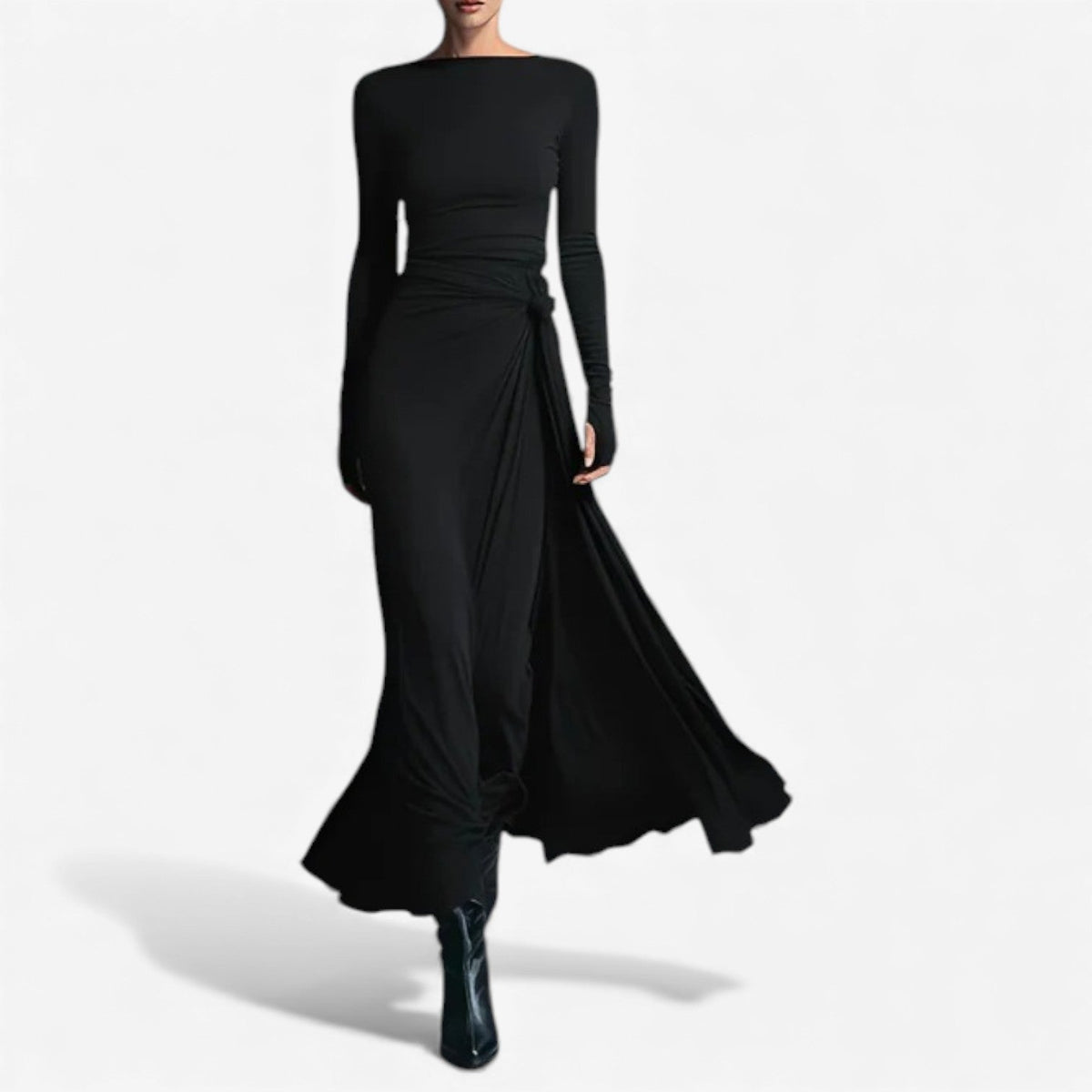 Gloria™ Vestido drapeado elegante