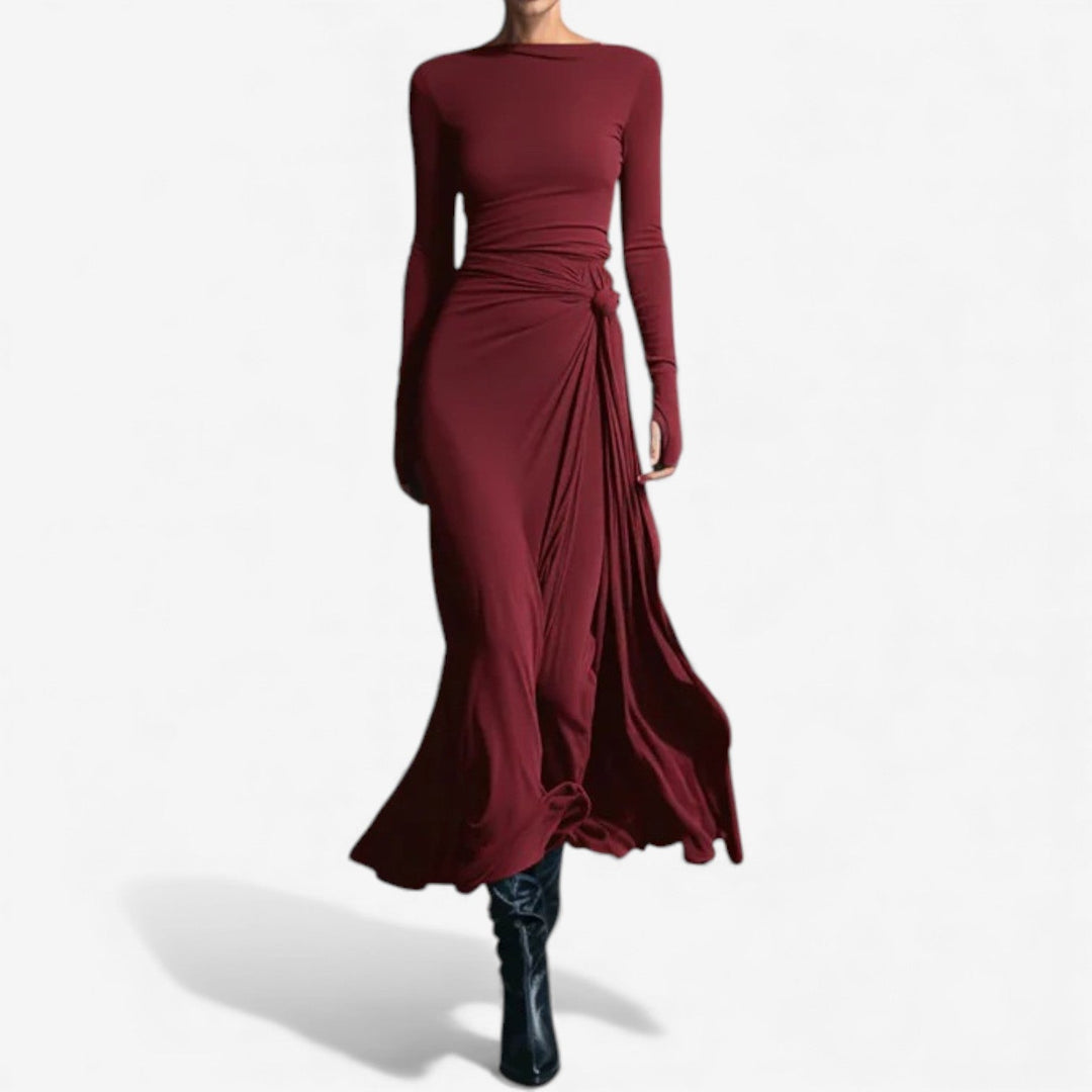 Gloria™ Vestido drapeado elegante