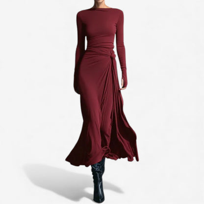 Gloria™ Vestido drapeado elegante