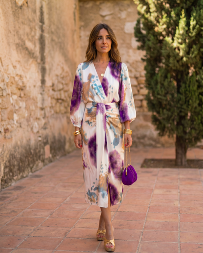 Sofía | Vestido de primavera sofisticado a dos piezas
